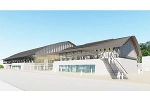 新宮崎県体育館建設、清水JVが56.8億円で落札
