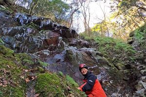 『脊振の自然に魅せられて』「初登山：脊振の氷瀑」（前）