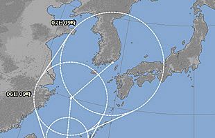 台風25号が週末に九州接近のおそれ