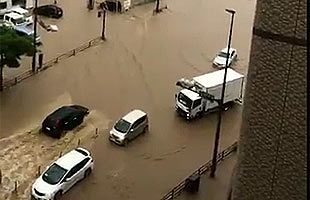 【速報】八幡東区の板櫃川が氾濫
