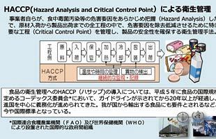 今注目したいガイドライン　食品安全の見える化～HACCPで企業力を強化へ（前）