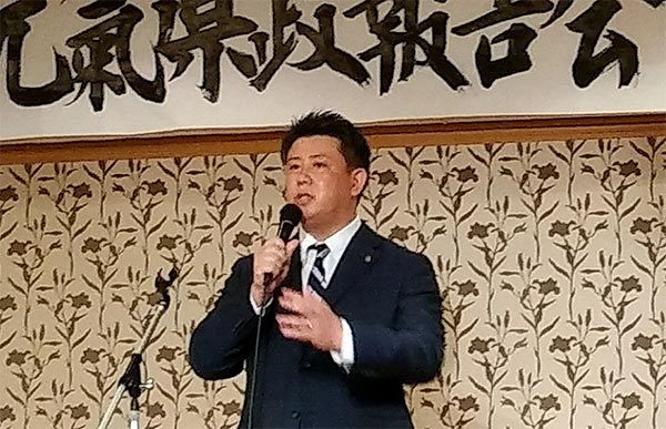 仁戸田元氣県議、県政報告会を開催