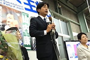 【2017衆院選・福岡3区】比例復活！立憲民主・山内康一氏感謝の言葉