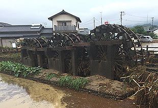 【筑後・大分豪雨】朝倉名物の三連水車は無事