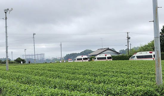【速報】浜松市の花火工場で爆発～2人がけが