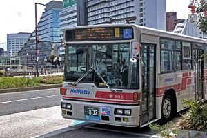 台風10号関連～西鉄バスが福岡市内で運行再開