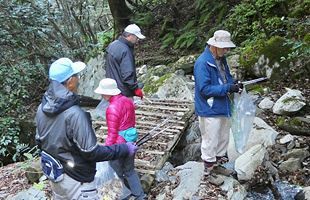 『脊振の自然に魅せられて』室見川水系一斉清掃に参加して