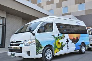 イトキュー、小型バスを運行中 糸島観光の課題解決へ