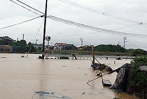 【筑後・大分豪雨】朝倉市・筑後川流域では大規模な溢水も