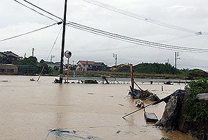 【筑後・大分豪雨】朝倉市・筑後川流域では大規模な溢水も