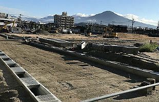 まちかど風景・筑紫野市で進む区画整理　保留地は2,500m2