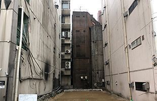 まちかど風景・博多区中洲～地上8階建てのナイトクラブが着工予定