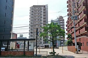 まちかど風景・東区～馬出九大病院前駅至近のマンション