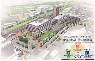 松尾組連合体、北九州市有地を複合施設に再開発