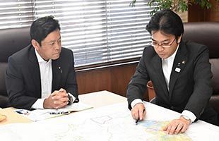 【特別対談】最大のテーマは駅前再整備と企業誘致（後）