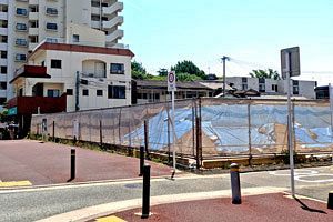 まちかど風景・東区～筥崎宮側にオープンハウスのマンション