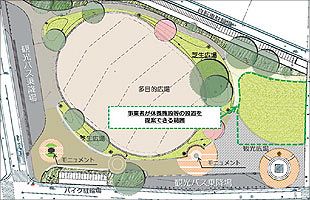 福岡市、出来町公園休養施設管理・運営事業者募集