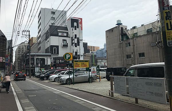 坪1,300万円の値がついた　天神のホテル用地