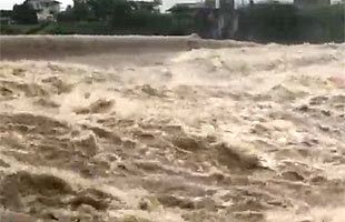 【動画】室見川・氾濫の危険続く