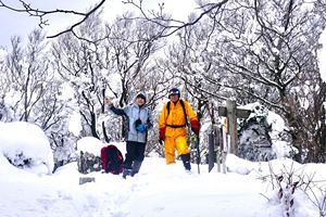 『脊振の自然に魅せられて』大雪の金山登山（後）