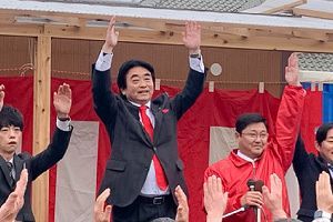 基山町長選、松田一也氏が無投票で3選