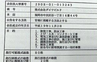 失踪中の建設会社「自称」会長　明らかになった過去（１）