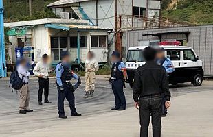 福岡市の産廃処分場に警察出動　トラブル発生か