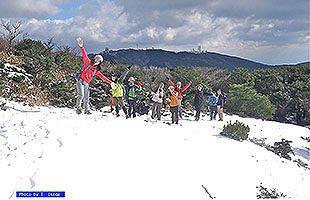 『脊振の自然に魅せられて』初冠雪登山を楽しむ