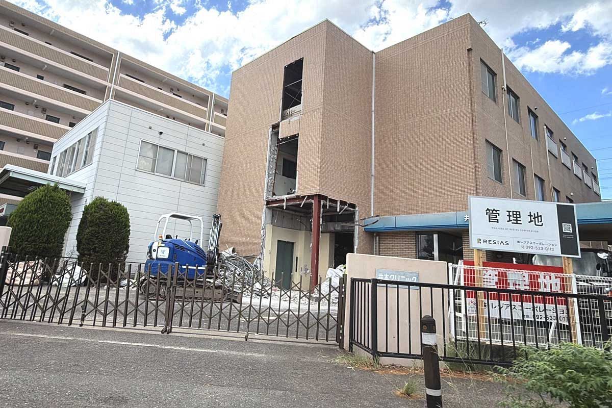 レジアスコーポレーション、国道3号バイパス沿いのクリニック跡を取得