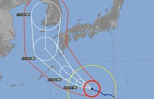 台風19号・20号が相次いで接近中