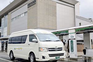 古賀市の「コガバス」が新宮町に JR新宮中央駅への乗り入れスタート