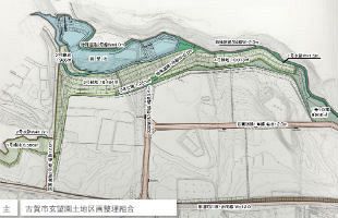 古賀の区画整理事業に続き中洲でホテル計画