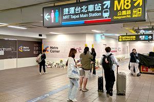 台北、無差別殺傷事件の現場