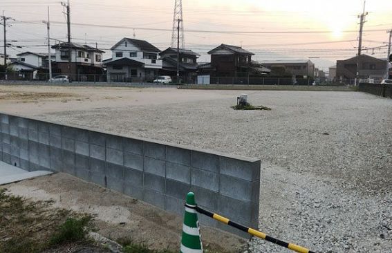 筑紫野市の整地された一画　住宅建設か