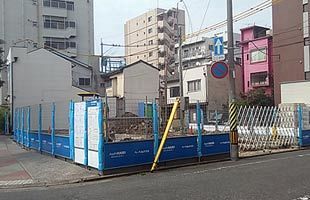 まちかど風景・博多区～駐車場跡地が戸建に変身