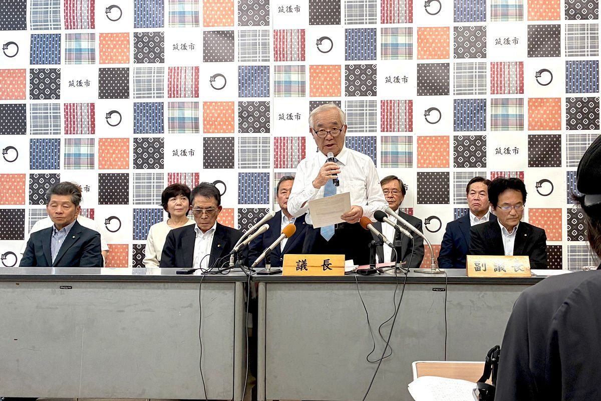 蔵内氏の地元・筑後市など6市議会で相次ぐ意見書可決に政治的思惑ではとの声