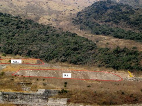 雲仙・普賢岳 治山ダム建設、地元の不安を煽る工事現場