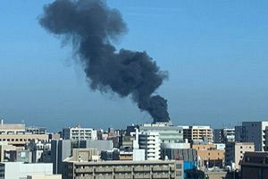 【速報】福岡市・東浜で危険物火災　タンクと重機から出火
