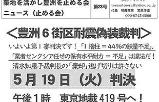 傾斜の事実を隠され販売されたマンション！（後）