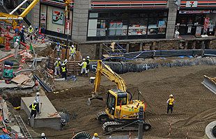 博多駅前陥没事故　埋戻し作業進捗リポート（11月12～14日）