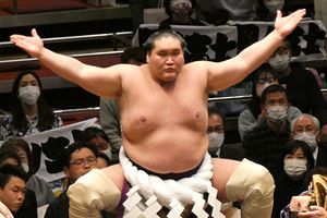 鹿児島応援会が照ノ富士関招き初パーティー