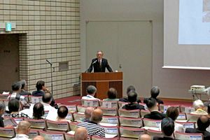福岡城天守の復元的整備を行う意義について～福岡商工会議所会頭の谷川浩道氏が講演
